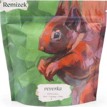 Káva Remízek veverka - zrnková káva 250 g