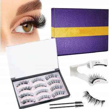 Umělé řasy Magnetické řasy 3 páry opakovaně použitelné s aplikátorem 3D