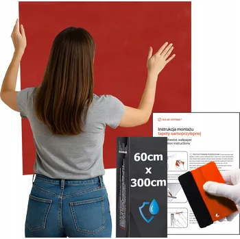 Tapeta Tapeta Samolepicí Voděodolná Do Kuchyně Na Zeď Nábytek Červená Matná