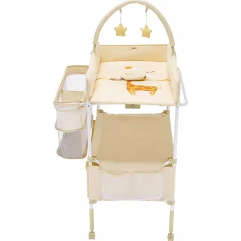 přebalovací pult a komoda Přebalovací pult Pro Miminka 76,2x75x(100,5-108) cm, béžový přebalovací pult na pleny