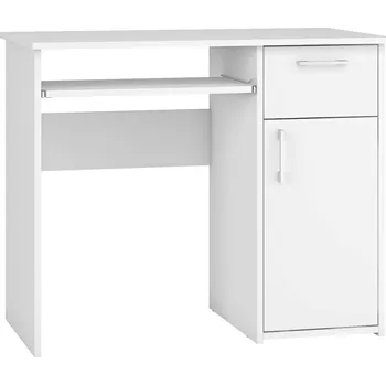 Psací stůl Obdélníkový psací stůl Nabbi 90 x 50 x 75 cm bílý