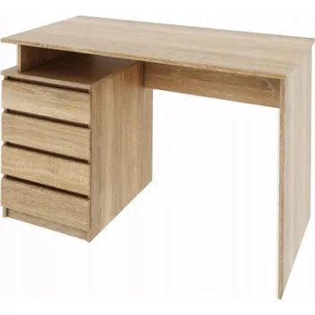 Psací stůl Obdélníkový psací stůl Kondela 118 x 60 x 75 cm, dub sonoma světlý