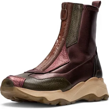 Dámská zimní obuv DÁMSKÉ KOTNÍKOVÉ BOTY HISPANITAS CHI254321 BORDOVÁ ZELENÁ Barva: BORDOVÁ ZELENÁ, Velikost: 40