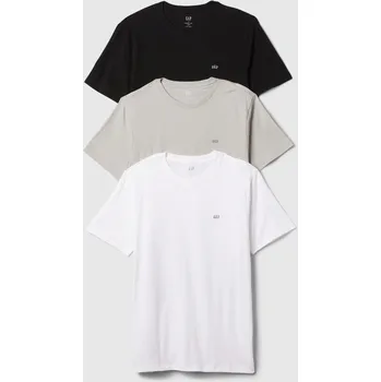 GAP Pánské V-FRCH EVERYDAY SOFT MICRO LOGO CREW - 3 PACK 542268-00 Velikost: XXL Tričko zdarma při nákupu nad 3000,-!