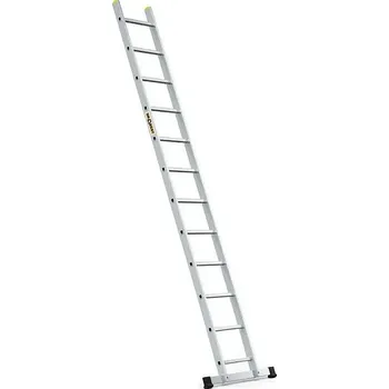 Železářství Žebřík hliníkový Drabest, 1x12 PRO, 1-dílný PROFI