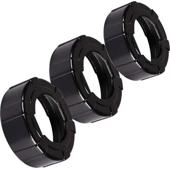 Systém vstřikování Hliníkové kryty na uzavírací pistoli na klobásy, balení 3 ks (černé)