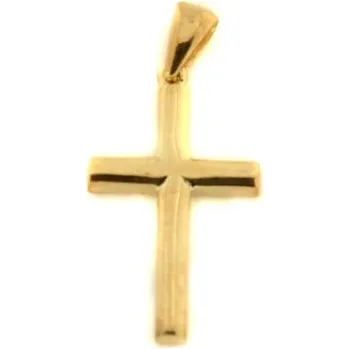 Přívěsek Zlatý přívěsek křížek ze žlutého zlata