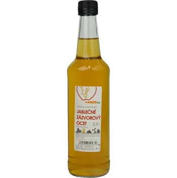 Rostlinný olej Ocet jablečně zázvorový - KarotKin 0,5l