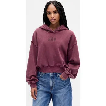 Dámská móda GAP Dámská Mikina s kapucí Logo Cropped 841725-15 Velikost: S Tričko zdarma při nákupu nad 3000,-!
