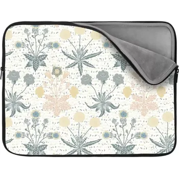 pouzdro na notebook Sablio Obal na notebook Šedé květiny - 13"