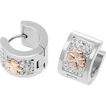 Souprava šperků Nerezové náušnice 6951 - stříbrné barvy - SER.6951