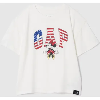 Pánské tričko GAP Dívčí Dětské oversize tričko Gap & Disney Americana 781900-00 Velikost: L Tričko zdarma při nákupu nad 3000,-!