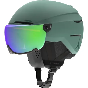 Lyžařská helma se štítem Atomic Savor Visor Stereo 25/26 Green Velikost: S