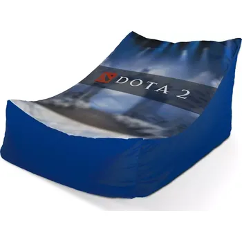 Sedací pytel Sablio Sedací vak Lounge DOTA 2 Modrá - 120 x 100 x 80 cm
