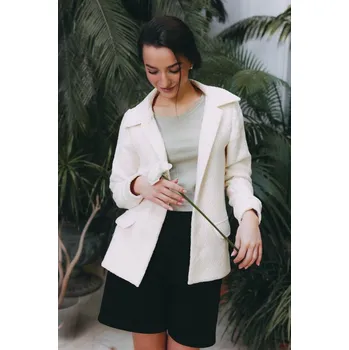 Dámské sako Blejzr Asili Ecru Pure, XS