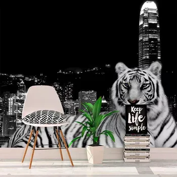 Tapeta Sablio Tapeta Městský tygr - 125x75 cm