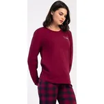 Dámské pyžamo dlouhé Vienetta Secret Emma tmavě modrá L