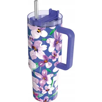 Termohrnek Quokka Stream, Nerezový XL termo pohár Flower Dusk, 1200ml, 40042