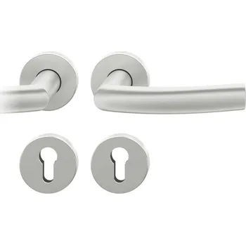 Dveřní kování Kování FSB 76 1107 požární Eloxovaný hliník, Pravé provedení, klika / klika