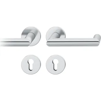 Dveřní kování Kování FSB 79 1016 panikové Eloxovaný hliník, klika / koule, Levé provedení, Nedělený čtyřhran