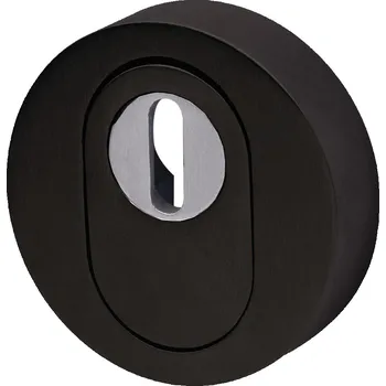 Dveřní kování Bezpečnostní rozeta, černá matná