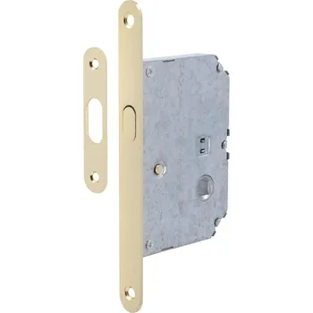 Dveřní kování Zámek WC pro posuvné dveře Mosaz lakovaná