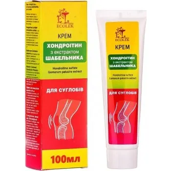 Tělový krém ECOLEK PRO: Tělový krém s chondroitinem a extraktem z mochny bahenní 100ml M216