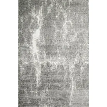 Koberec KOBEREC MÓDNÍ MĚKKÝ SVĚTLE ŠEDÝ KRÉMOVÝ IMITACE OMÍTKY BETONU LIMA 100x150 cm