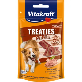 Pamlsek pro psa Psí pamlsek Vitakraft paštiky s játry 48 g