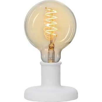 Lampička Dřevěná stolní lampa E27 JOJO bílá