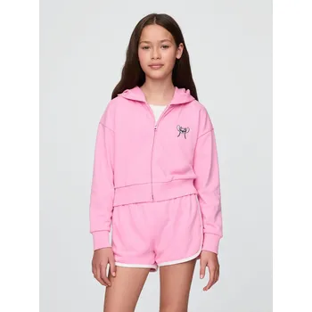 Dívčí mikina GAP Dívčí Dětská crop mikina Gap × Lilo & Stitch VintageSoft 780460-01 Velikost: XL Tričko zdarma při nákupu nad 3000,-!