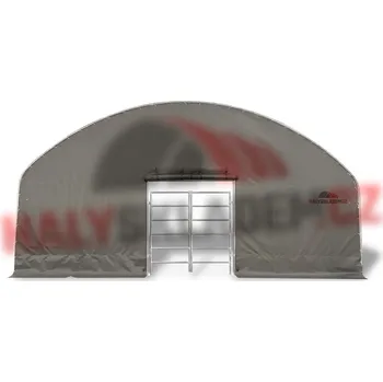 Přístřešek na auto Čelní zipová stěna pro přístřešek šířky 8 m, 900 g/m2 zelená