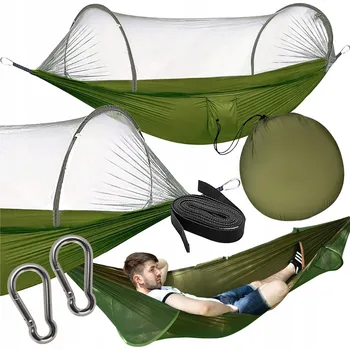 Houpací síť Houpací síť bez tyče Lewer, vícebarevná, nosnost 250 kg, 260 x 140 cm