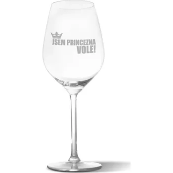 Víno Sablio Sklenička na víno Jsem princezna, vole!: 49 cl