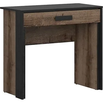 Toaletní stolek Stylový toaletní stolek se zásuvkou do ložnice Kassel - Black Red White - BRW Dub Monastery / Dub Černý 77x85 cm