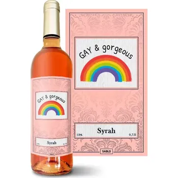 Víno Sablio Růžové víno GAY & gorgeous: 0,75 l