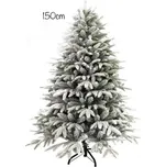 Zasněžený vánoční strom s 3D jehličím…