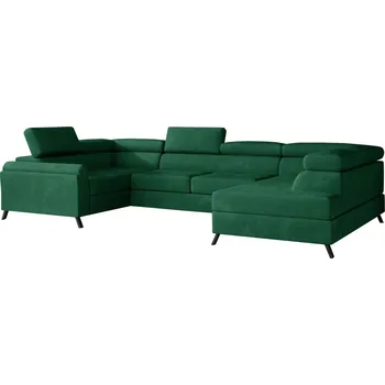 Sedací souprava Pravostranná rohová sedací souprava Escada s rozkládací funkcí typu delfín a úložným prostorem - ELTAP kronos 19 330x98 cm