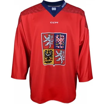 Hokejový dres Hokejový dres Český hokej 25/26 červený bez reklam na míru