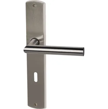 Dveřní kování Štítkové kování Südmetall Ronny-LS, Variostar klika / klika, Obyčejný klíč