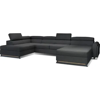 Sedací souprava Pravostranná rohová sedací souprava Josette s rozkládací funkcí typu delfín a 2 úložnými prostory - ELTAP Inari 96 360x92 cm