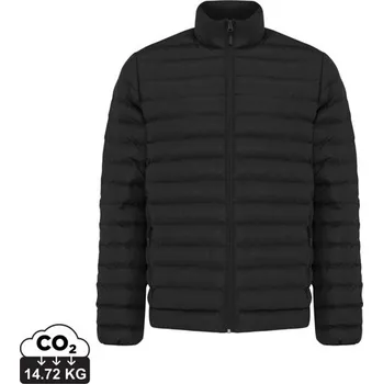 Pánská prošívaná bunda IQONIQ Maiko z recykl. polyesteru - Černá / 5XL