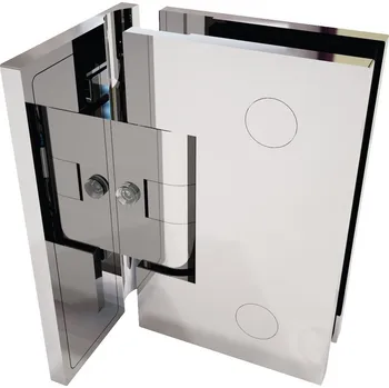 Sprchové dveře Pant pro sprchové dveře LEA - zeď/sklo 90°, rohový, chrom/nerez Nerez vzhled