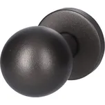 Dveřní koule Südmetall, pevná, kulatá, jednostranná montáž, více povrchů Černá ocel