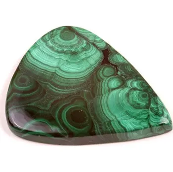 Přírodní kámen Kabošon Malachite č.7279 (39x32x5mm)