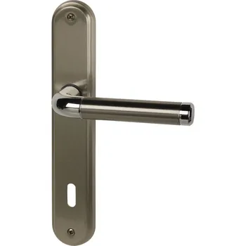 Dveřní kování Štítkové kování Südmetall Sybille-LS, Variostar klika / klika, Obyčejný klíč