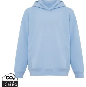 Pánská mikina Dětská mikina s bočními kapsami IQONIQ Yengo z rec. bavlny - Sky Blue / 910