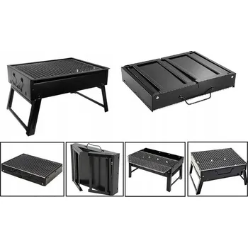 Zahradní gril Gril na dřevěné uhlí Rossner 43 x 29 cm