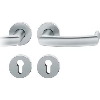 Dveřní kování Kování FSB 79 1177 panikové Eloxovaný hliník, klika / klika, Levé provedení, Nedělený čtyřhran