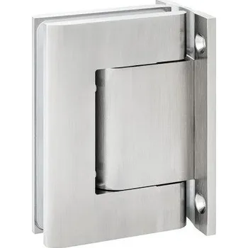 Dveřní kování Biloba BL 8010 SF zeď/sklo - objektový kyvný pant pro skleněné dveře EV1 Stříbrná satin (CO 002)